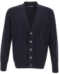 Kangra - Cardigan En Maille Losanges - Lyst