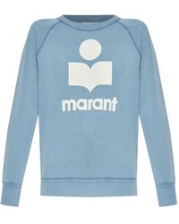 Isabel Marant - Katoenen Sweater Met Logoprint - Lyst
