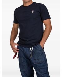 PODHIO - Logo-Patch Crew-Neck T-Shirt - Lyst