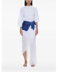Christopher Esber - Bandana Scarf Pareo T-Shirt - Lyst
