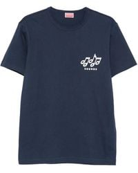 KENZO - Logo-Print Short-Sleeve T-Shirt - Lyst