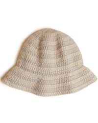 Khaite - Striped Knit Bucket Hat - Lyst