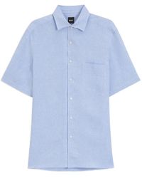 BOSS - X David Beckham Short-Sleeve Button-Up Shirt - Lyst