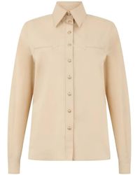 Alberta Ferretti - Arrow-Detail Long-Sleeve Shirt - Lyst