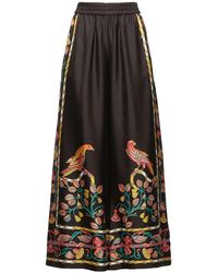 La DoubleJ - Silk Palazzo Trousers - Lyst
