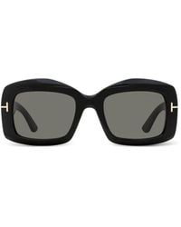 Tom Ford - Venetia Square-Frame Sunglasses - Lyst