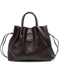 Tod's - Small Di Leather Bucket Bag - Lyst