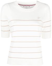 Tommy Hilfiger - Stripe-print Knitted Top - Lyst