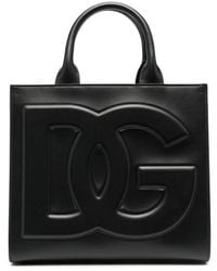 Dolce & Gabbana - Dolcegabbana petit cabas à logo dg - Lyst