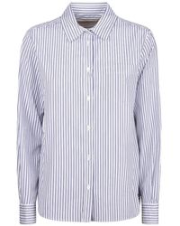 Weekend by Maxmara - Striped Chest-Pocket Shirt - Lyst