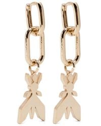 Patrizia Pepe - Orecchini A Cerchio Double Chain - Lyst
