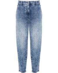 Peserico - Tapered Washed Jeans - Lyst