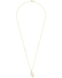 Anita Ko - 18Kt Palm Leaf Diamond Pendant Necklace - Lyst