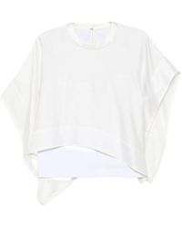 Sacai - Layered-Design Crew-Neck Top - Lyst