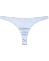 Fleur du Mal - Luxe Thong - Lyst