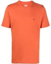 C.P. Company - Logo-chest Cotton T-shirt - Lyst