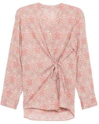 JNBY - Floral-Print Blouse - Lyst