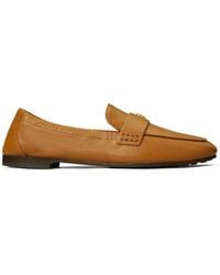 Tory Burch - Ballet Leather Loafers - Lyst