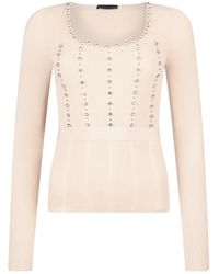 Liu Jo - Round-Neck Sweater - Lyst