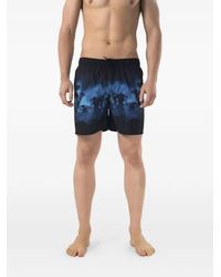 Just Cavalli - Forest-Print Swim Shorts - Lyst