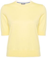 N.Peal Cashmere - Short-sleeve Fine-knit T-shirt - Lyst