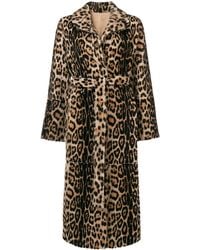 Yves Salomon - Leopard Print Fur Coat - Lyst