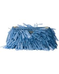 Prada - Medium Fringed Clutch Bag - Lyst