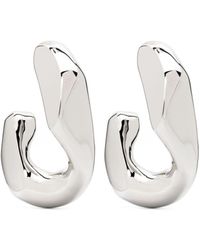 Alexander McQueen - Chain Hoop Earrings - Lyst