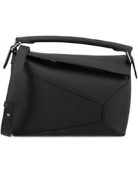 Loewe - Small Puzzle Leather Tote Bag - Lyst