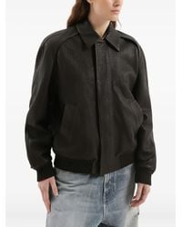 1989 STUDIO - Leather Zipped Jacket - Lyst