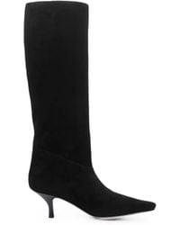 Paris Texas - Rose Pointed-Toe Boots - Lyst