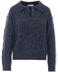 ELEH - Sequin-Embellished V-Neck Sweater - Lyst