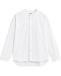 Hed Mayner - Band-Collar Long-Sleeve Shirt - Lyst