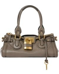 Chloé - Paddington Padlock Detail Shoulder Bag - Lyst