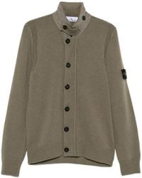 Stone Island - Wool Cardigan - Lyst