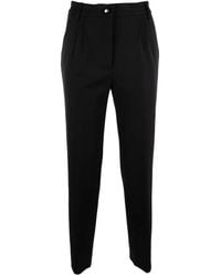 Genny - Pleated-Detail Tailored Trousers - Lyst