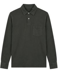 Hartford - Chest-Pocket Long-Sleeve Polo Shirt - Lyst