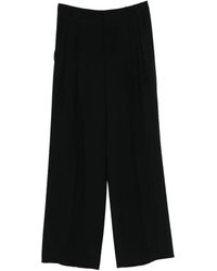 N°21 - Pleated Wide-Leg Trousers - Lyst