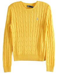 Polo Ralph Lauren - Cable-Knit Crew-Neck Sweater - Lyst