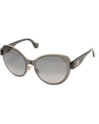 Balenciaga - Logo-Plaque Cat-Eye Sunglasses - Lyst