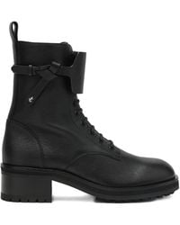 Jimmy Choo - Rosabel Lace-Up Combat Boots - Lyst