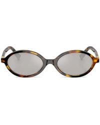 Miu Miu - Gafas de sol con letras del logo - Lyst