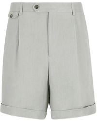 Lardini - Cuffed Turn-Up Shorts - Lyst