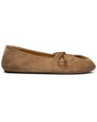 Marsèll - Girella Suede Ballet Flats - Lyst