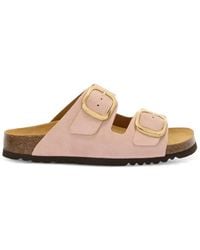 Scholl - Noelle Suede Buckle-Fastening Sandals - Lyst