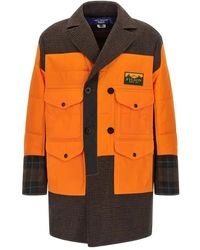 Junya Watanabe - X Filson Manteau À Design Patchwork - Lyst