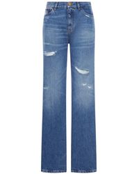 The Seafarer - Distressed Five-Pocket Jeans - Lyst