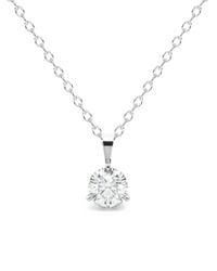 Diamond Essentials - Halskette Mit Diamant-Anhänger - Lyst