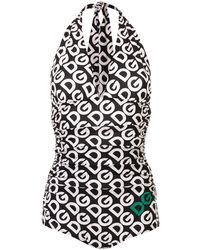 Dolce & Gabbana Badpak Met Logo - Zwart