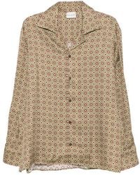 Drole de Monsieur - Geometric-Pattern Shirt - Lyst